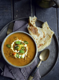 Fragrant Spiced Indian Vegetable and Lentil Soup