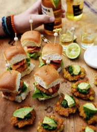 Mexican Fish Sliders with Smoked Paprika Mayo
