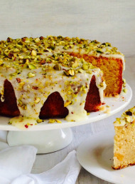 Nectarine and Coconut Cake