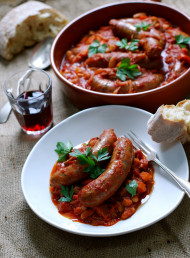 Pork Sausage and Cannellini Bean Cassoulet 