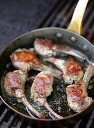 Sam Mannering's Scottadito with Artichoke Pesto 