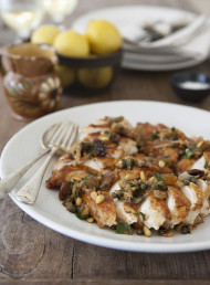 Chicken with Sicilian Sweet and Sour Sauce