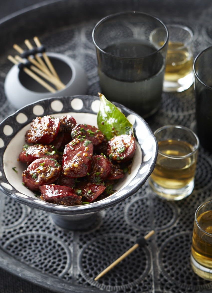 Cider and Honey Glazed Chorizo