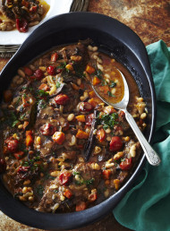 Braised Lamb with White Beans