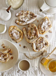 Walnut and Apricot Ensaimadas