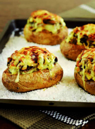 Bacon and Mushroom Stuffed Potatoes