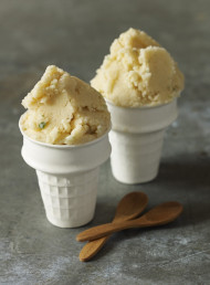 Rockmelon and Tarragon Yoghurt Sorbet