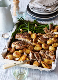 Mustard, Lemon and Rosemary Roasted Chicken