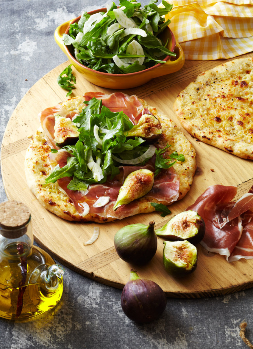 Prosciutto, Rocket and Fig Pizza