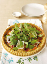 Smoked Salmon and Caper Tart