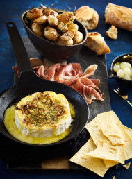 Honey, Walnut and Herb Baked Cheese