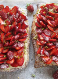 Free-form Strawberry Tart