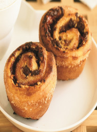 Apricot, Hazelnut and Chocolate Brioche