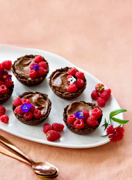Chocolate Avocado Mousse Tartlets