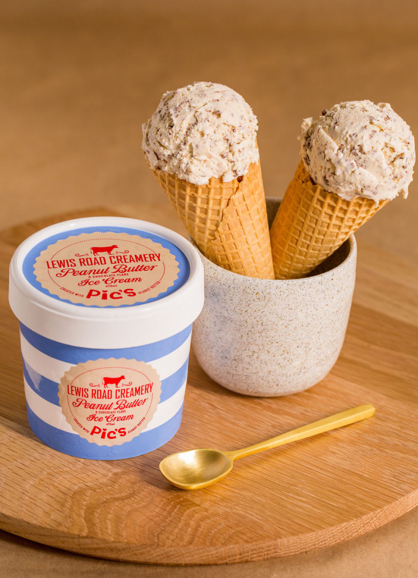 Lewis Road Creamery's nutty new ice cream