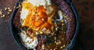How to Make Chocolate and Walnut Self-saucing Pudding with Salted Caramel Sauce with Sarah Tuck