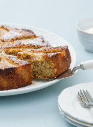 Fresh Pear, Coconut and Roasted Almond Cake (Gluten Free)