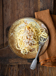 Three-Pepper Cacio e Pepe