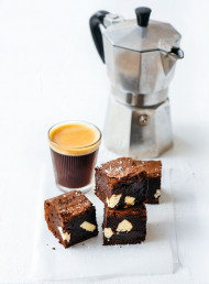 Chilli, Orange and White Chocolate Brownies