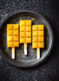 Mango, Chilli and Lime Popsicles