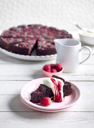 Dark Chocolate and Raspberry Brownie