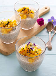 Coconut and Lemon Tapioca Pudding