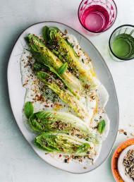 Cos Wedges with Whipped Goat’s Cheese Raita