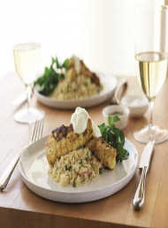 Crispy Fish and Couscous Salad