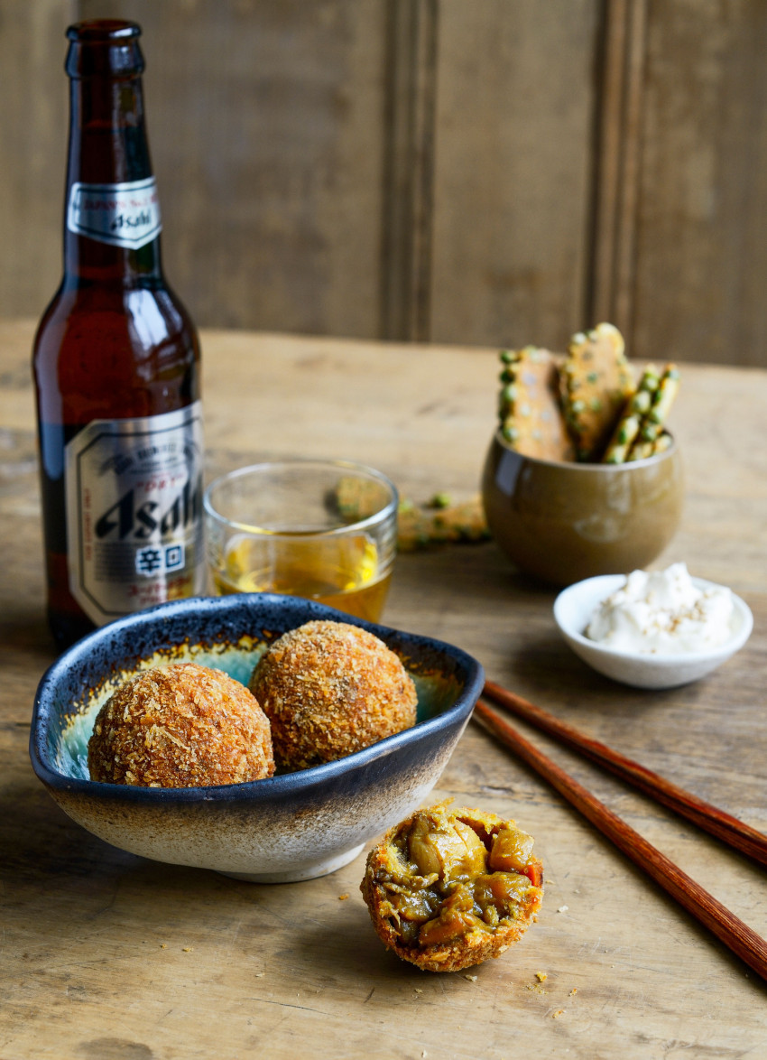 Panko Crumbed Japanese Curry Balls