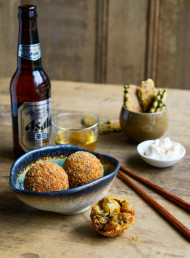 Panko Crumbed Japanese Curry Balls 