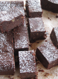Gluten Free Dark Chocolate and Walnut Brownie