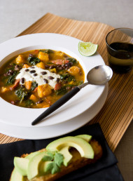 Cuban Black Bean and Smoked Sausage Soup