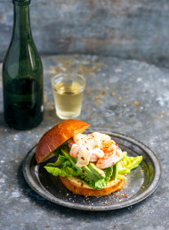 Prawn (or Crayfish) Brioche with Chilli Lime Mayo