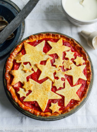 Rhubarb and Apple Pie