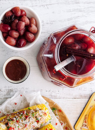 Fennel Seed and Cinnamon Pickled Grapes
