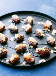 Fresh Dates, Gorgonzola, Honey and Toasted Almonds