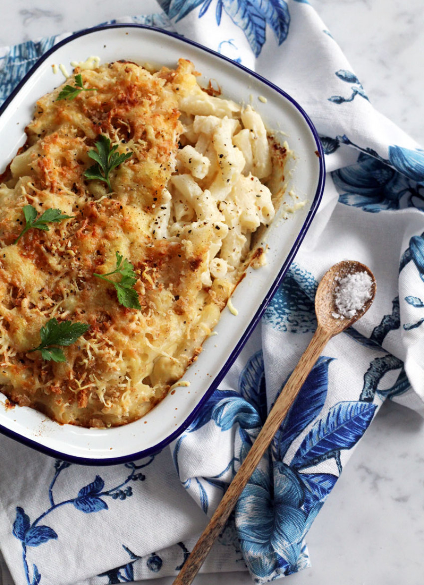 Gluten-free Mac'n'cheese with Creamy Cauliflower Sauce