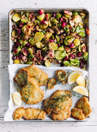 Brussels Sprouts with Bacon, Grapes, Walnuts and Thyme