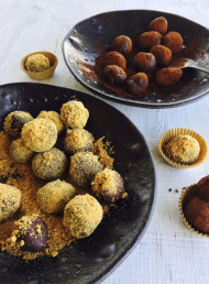 Chocolate, Ginger and Whiskey Truffles 