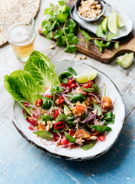 Crispy Thai Rice Cake Salad