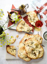 Rosemary, White Wine and Sea Salt Flatbread