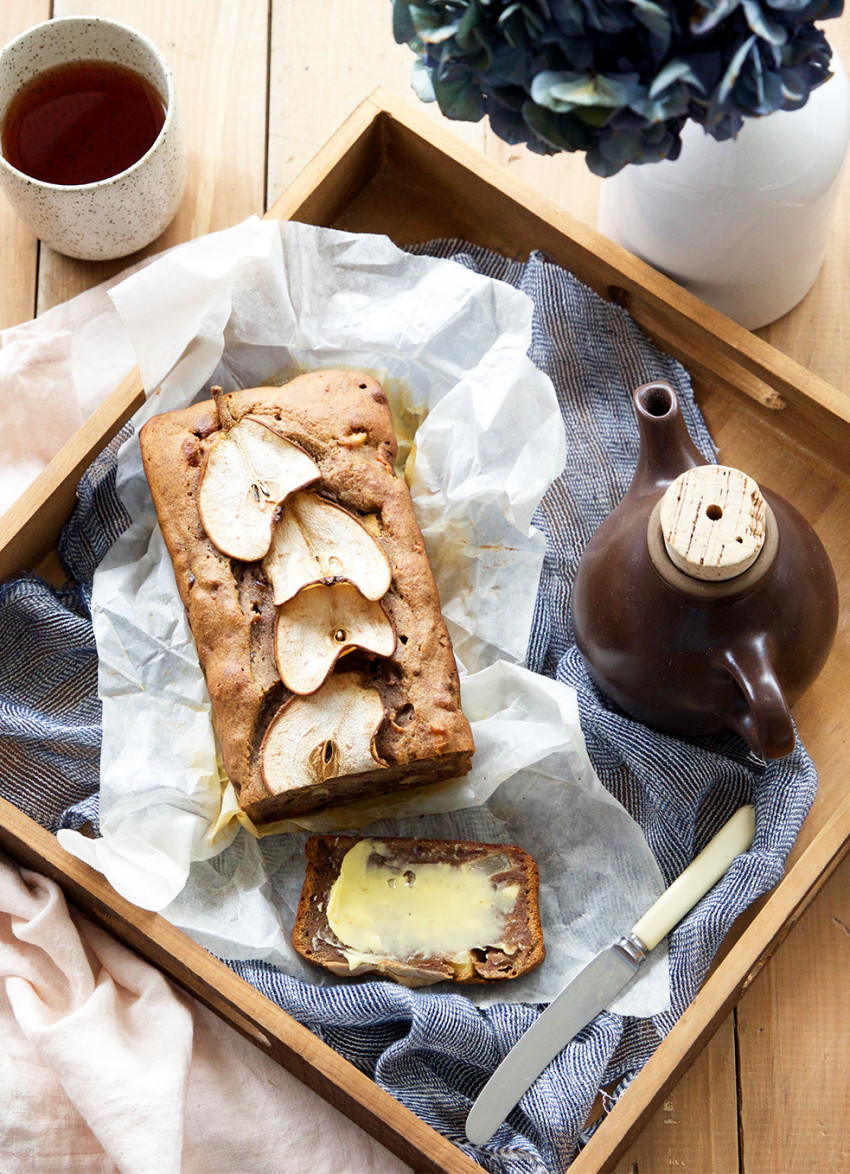 Ginger, Pear and Buckwheat Loaf