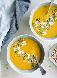 Root Vege and Thai Yellow Curry Soup