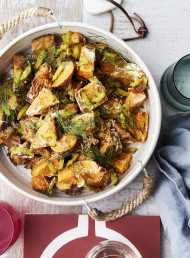 Roasted Kumara, Caramelised Onion and Herb Salad