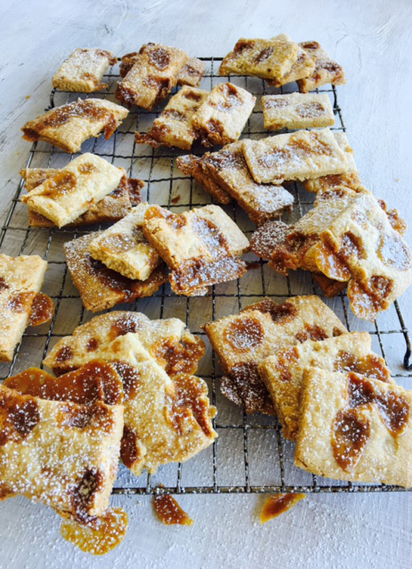 Salted Toffee and Spice Shortbread