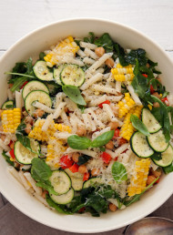 Vege Summer Pasta with Chickpeas