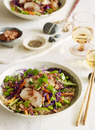 Miso and Ginger Chicken with Brown Rice Salad