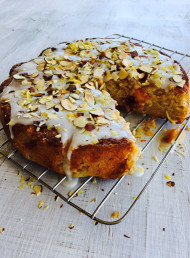 Nectarine and Lemon Cake (Gluten Free)