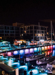 Bright Nights at Auckland's Viaduct Harbour