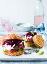 Eggplant Burger Buns